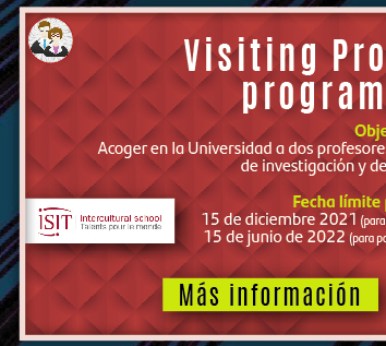 Visiting Professors ISIT program 2021-22 (Ms informacin)